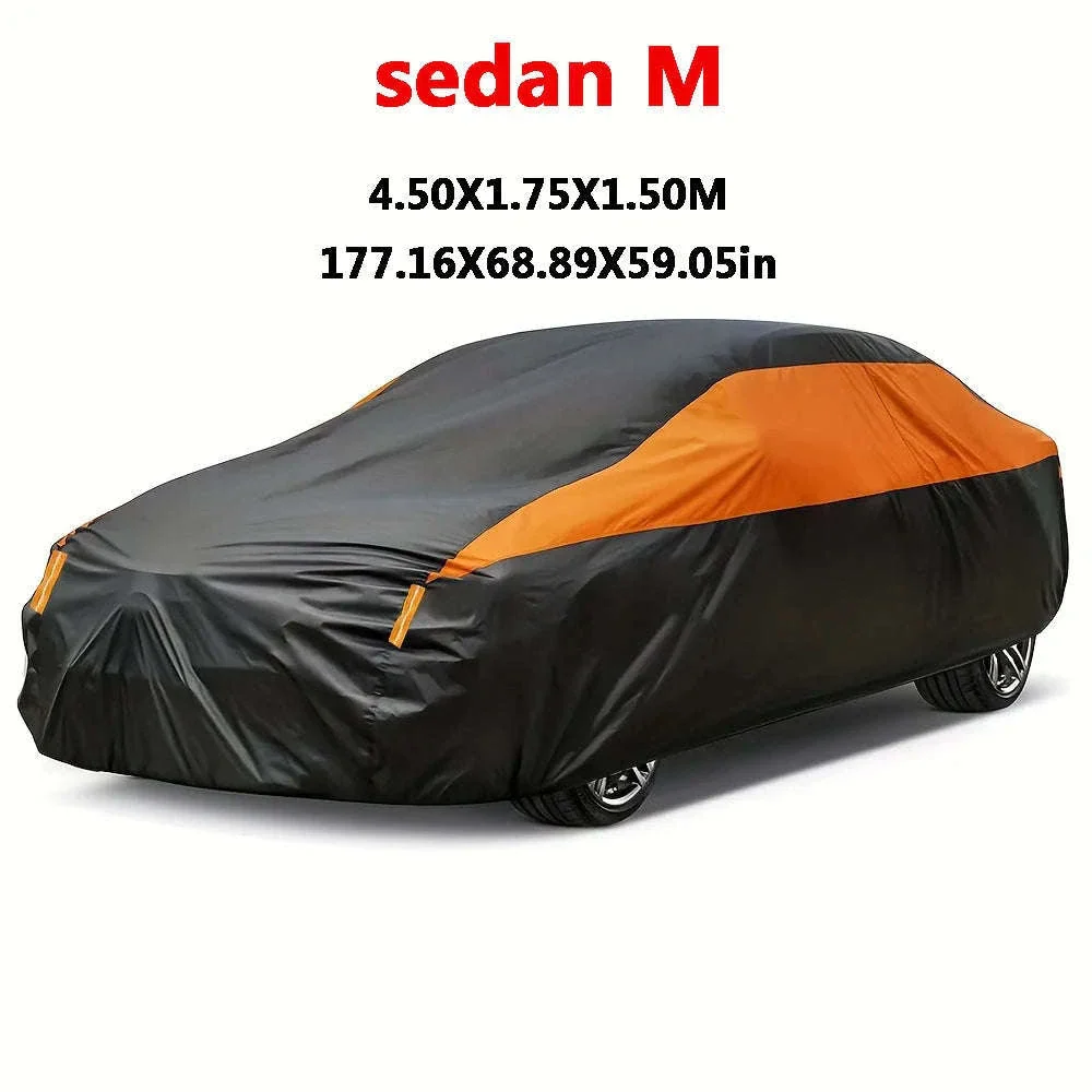 Universal Waterproof Car Cover for SUV and Sedan Protection - Image 10
