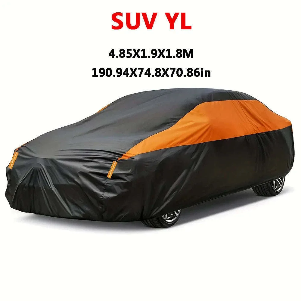 Universal Waterproof Car Cover for SUV and Sedan Protection - Image 11