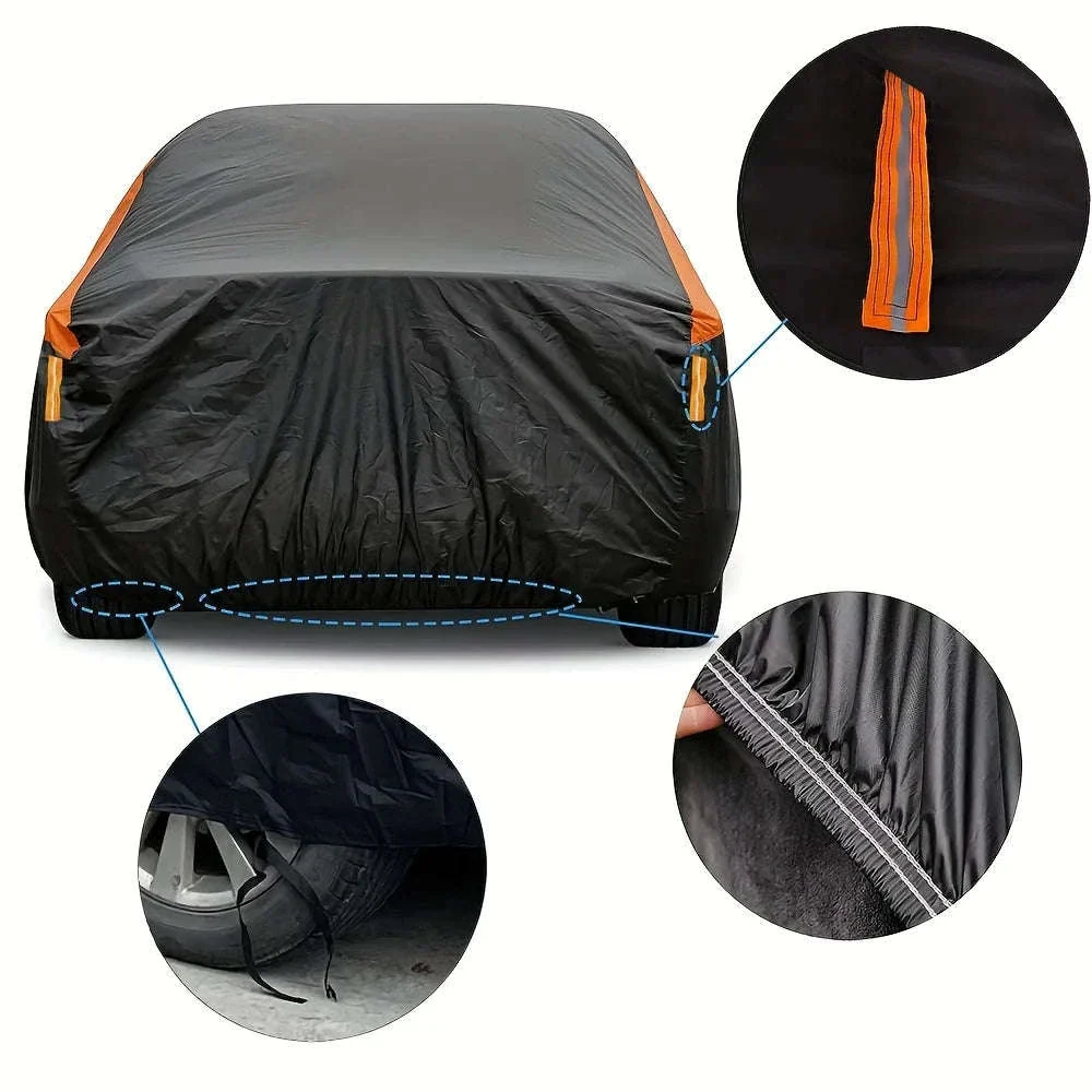 Universal Waterproof Car Cover for SUV and Sedan Protection - Image 3