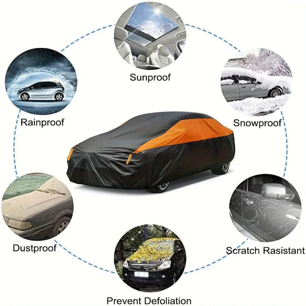 Universal Waterproof Car Cover for SUV and Sedan Protection - Image 4