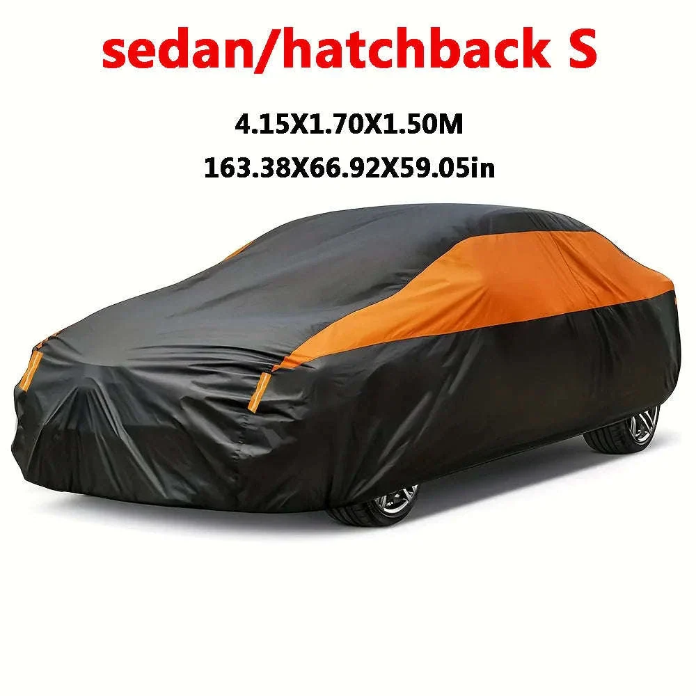 Universal Waterproof Car Cover for SUV and Sedan Protection - Image 9