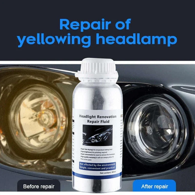 Car Headlight Repair Fluid for Clear, Bright Headlights - Image 11