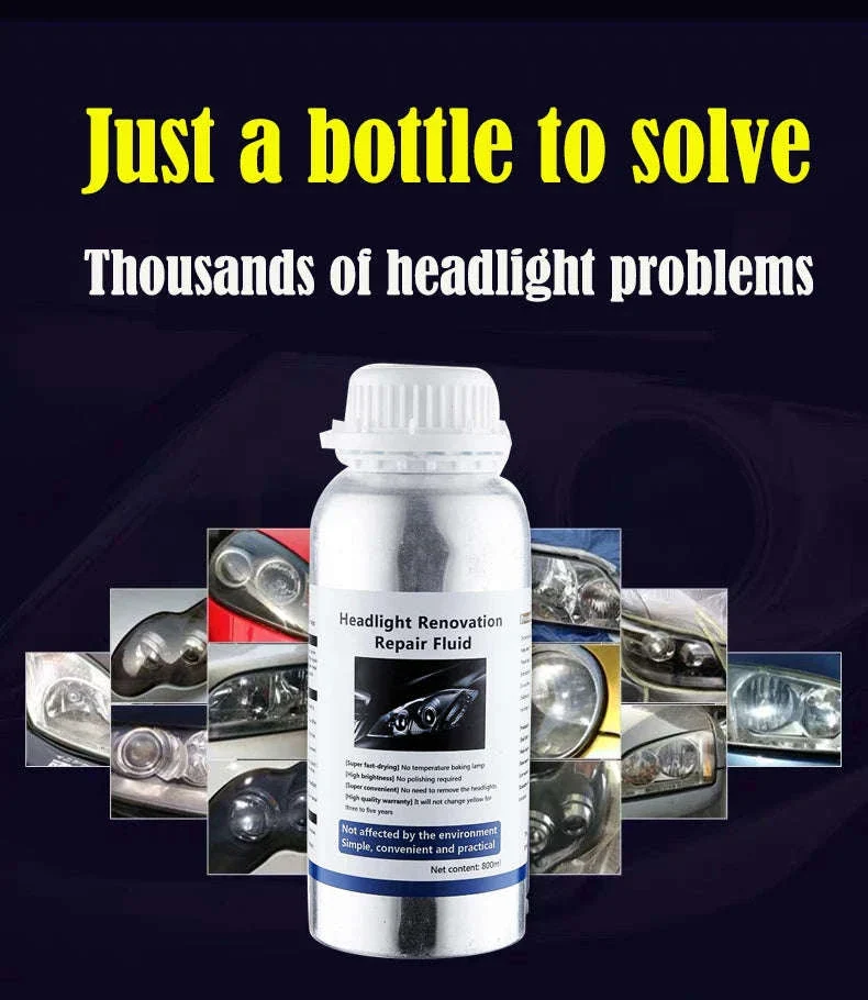 Car Headlight Repair Fluid for Clear, Bright Headlights - Image 12