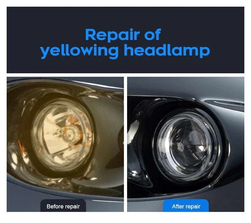 Car Headlight Restoration Liquid 800ml Polymer Polish Cleaner - Image 10