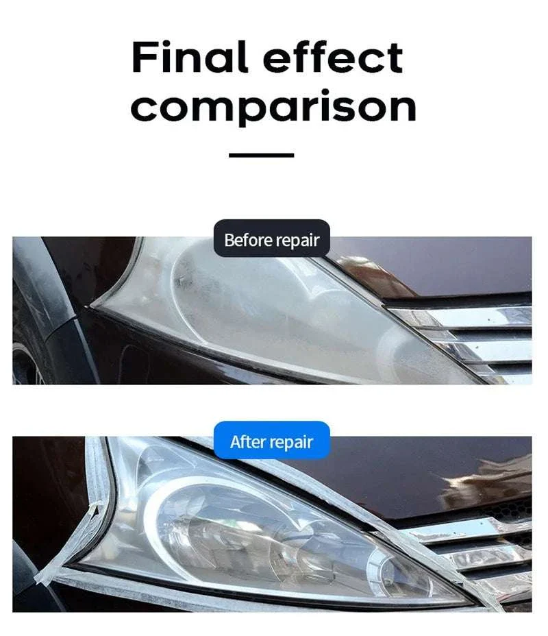 Car Headlight Restoration Liquid 800ml Polymer Polish Cleaner - Image 14