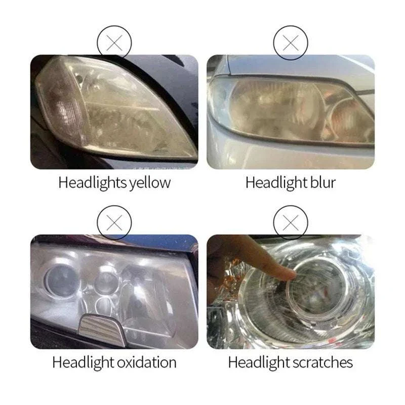 Car Headlight Restoration Liquid 800ml Polymer Polish Cleaner - Image 6