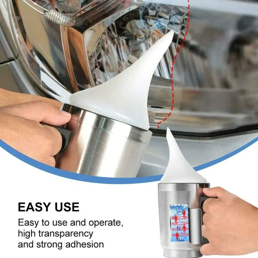 Car Headlight Restoration Polish Kit, 800ml Liquid Polymer - Image 13