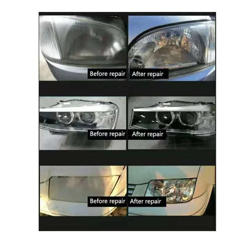 Car Headlight Restoration Polish Kit, 800ml Liquid Polymer - Image 5