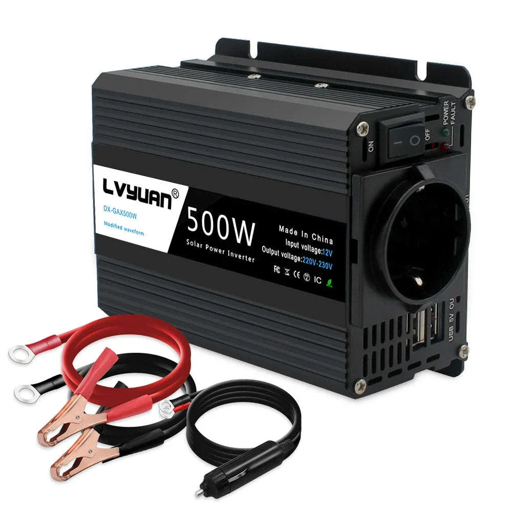 12V to 220V Car Power Inverter for Road Trips and Daily Use - Image 3