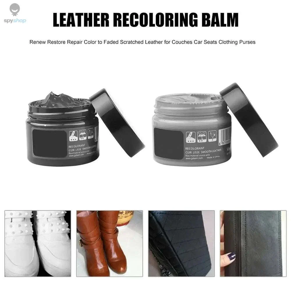 Car Leather Repair Kit Liquid Recoloring Balm 50ml - Image 3
