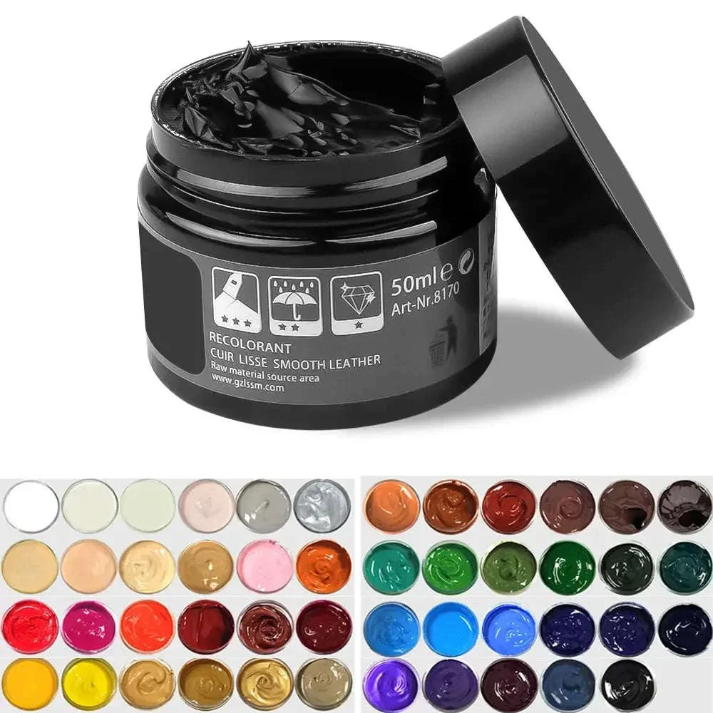 Car Leather Repair Kit Liquid Recoloring Balm 50ml - Image 8