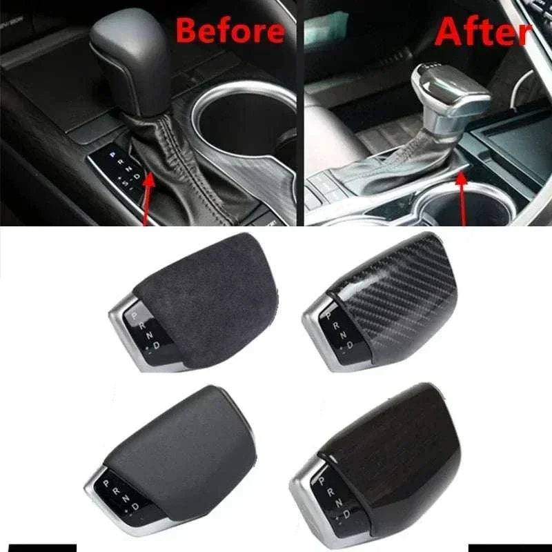 Carbon Look Gear Shift Knob for Toyota Camry & Corolla Cross