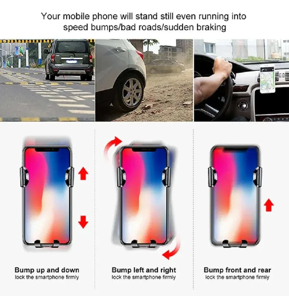 Car Phone Holder with Auto Lock Suction Mount & 360° Rotation - Image 10
