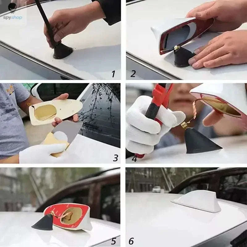 Shark Fin Car Antenna FM/AM Signal Booster Upgrade - Image 6