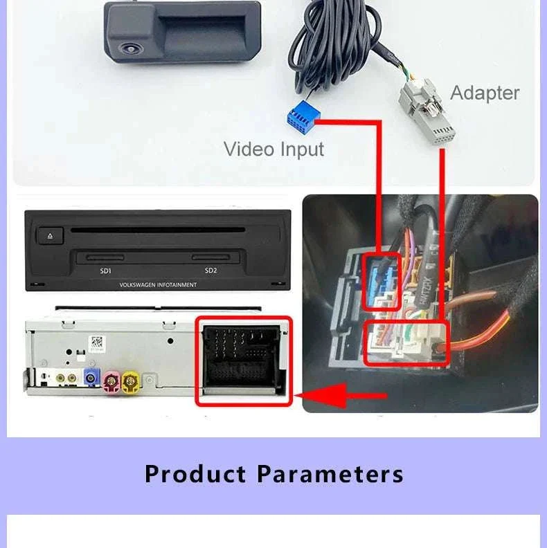 VW Jetta MK7 Rear View Backup Camera 2019–2023 Plug & Play - Image 14