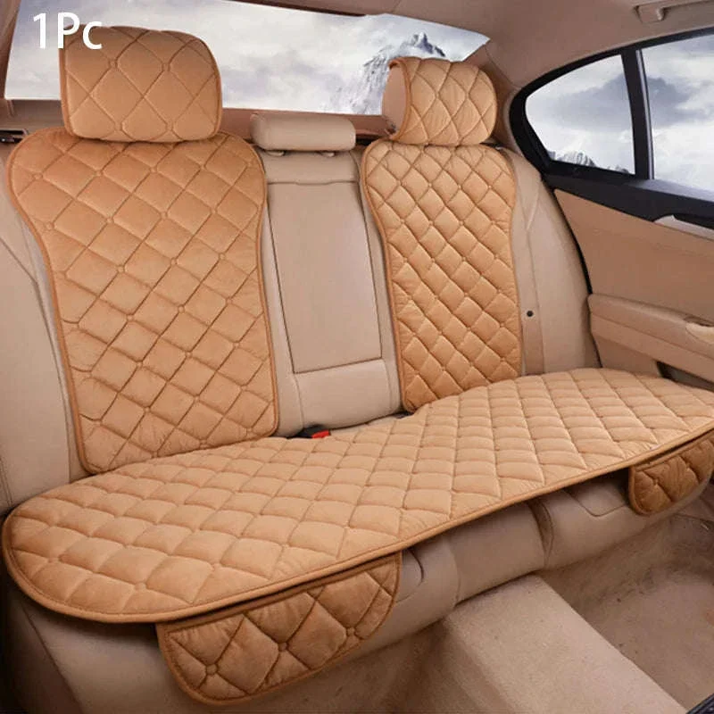 Universal Plush Car Seat Covers Set - Image 9
