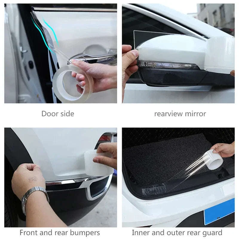 Universal Transparent Car Door Edge Protector Film - Image 6