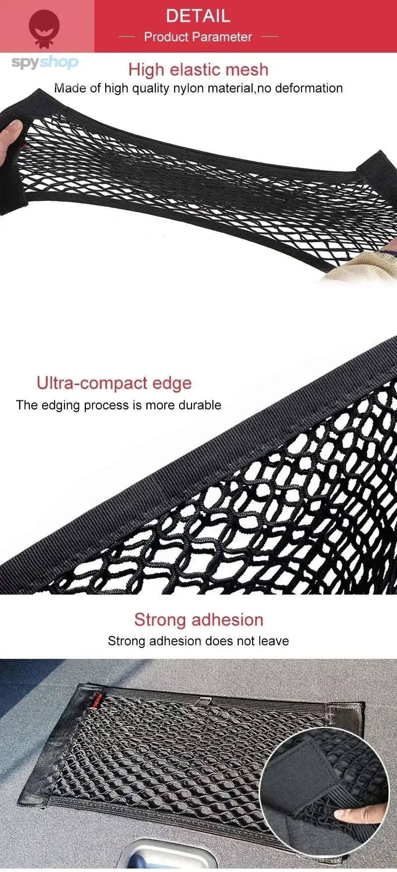 Car Storage Net Pocket Organizer for Tidy Vehicle Interiors - Image 11