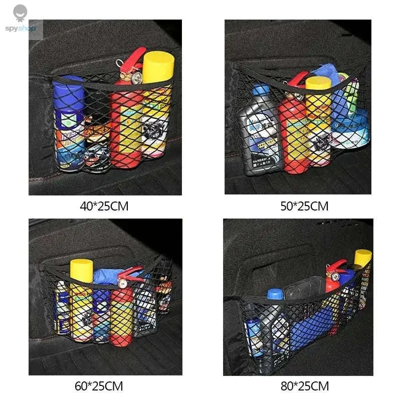 Car Storage Net Pocket Organizer for Tidy Vehicle Interiors - Image 3
