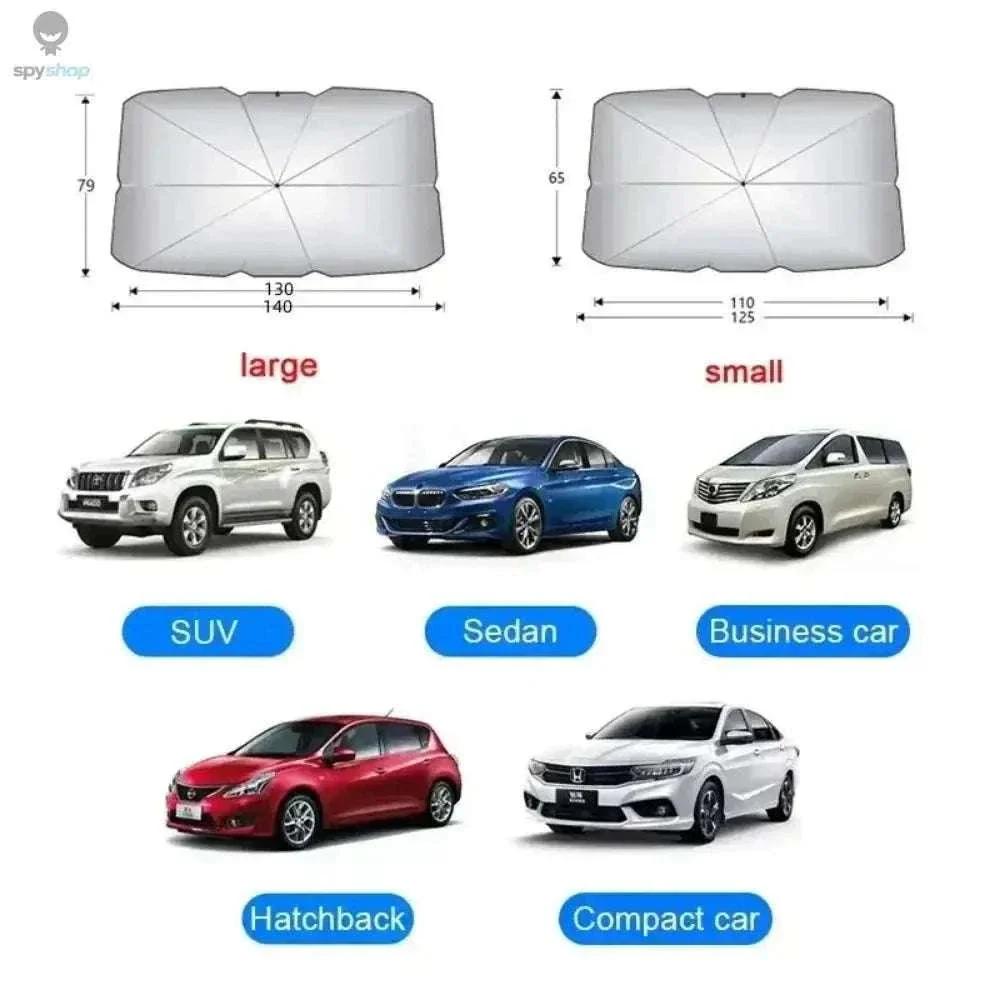 Car Sunshade Umbrella Windshield Heat and UV Protection - Image 6