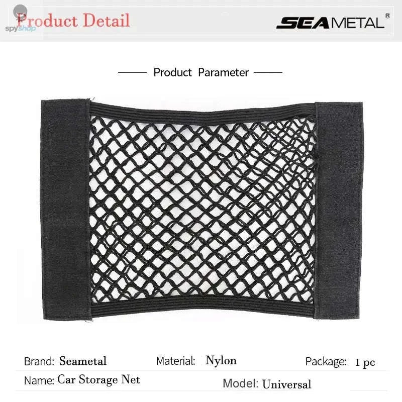 Car Trunk Mesh Organizer for Neat, Secure Cargo Storage - Image 8