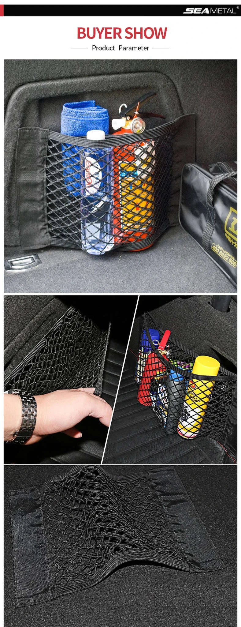 Car Trunk Storage Mesh Net Organizer - Image 11