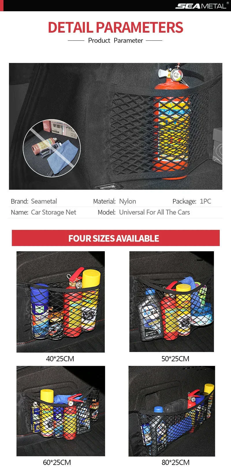 Car Trunk Storage Mesh Net Organizer - Image 8
