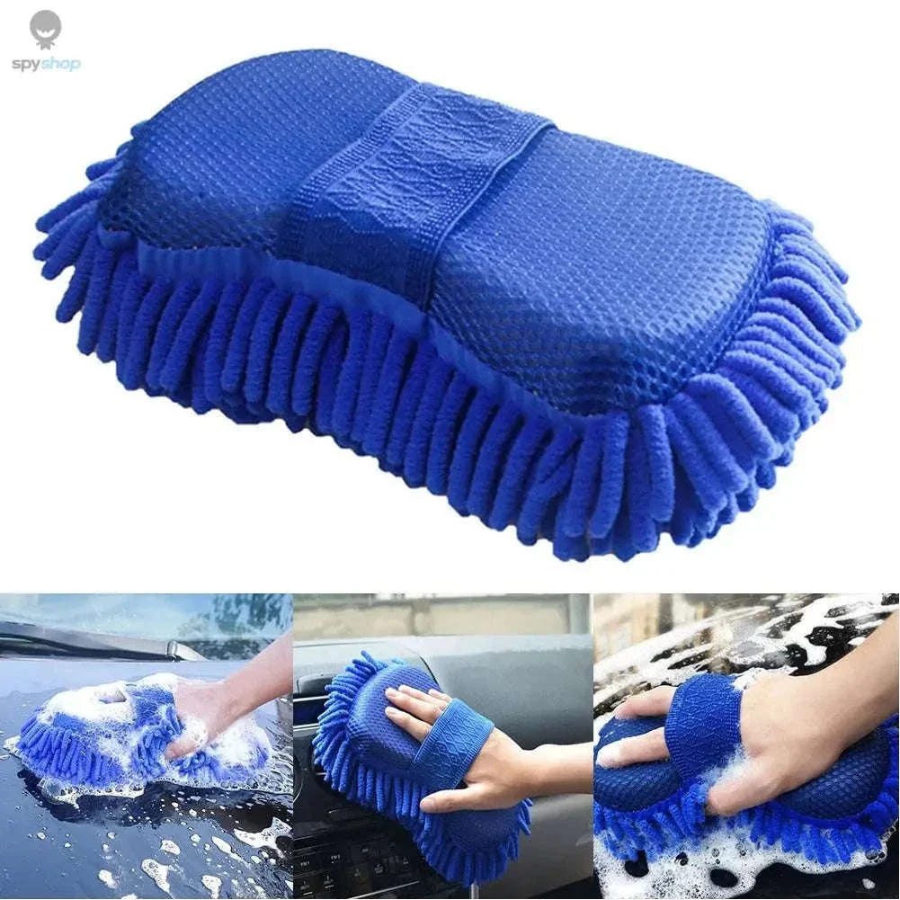 Microfiber Car Wash Sponge for Scratch-Free Car and Home Cleaning - Image 12