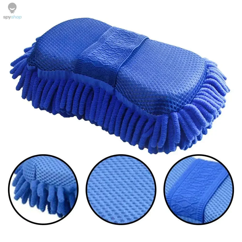 Microfiber Car Wash Sponge for Scratch-Free Car and Home Cleaning - Image 3