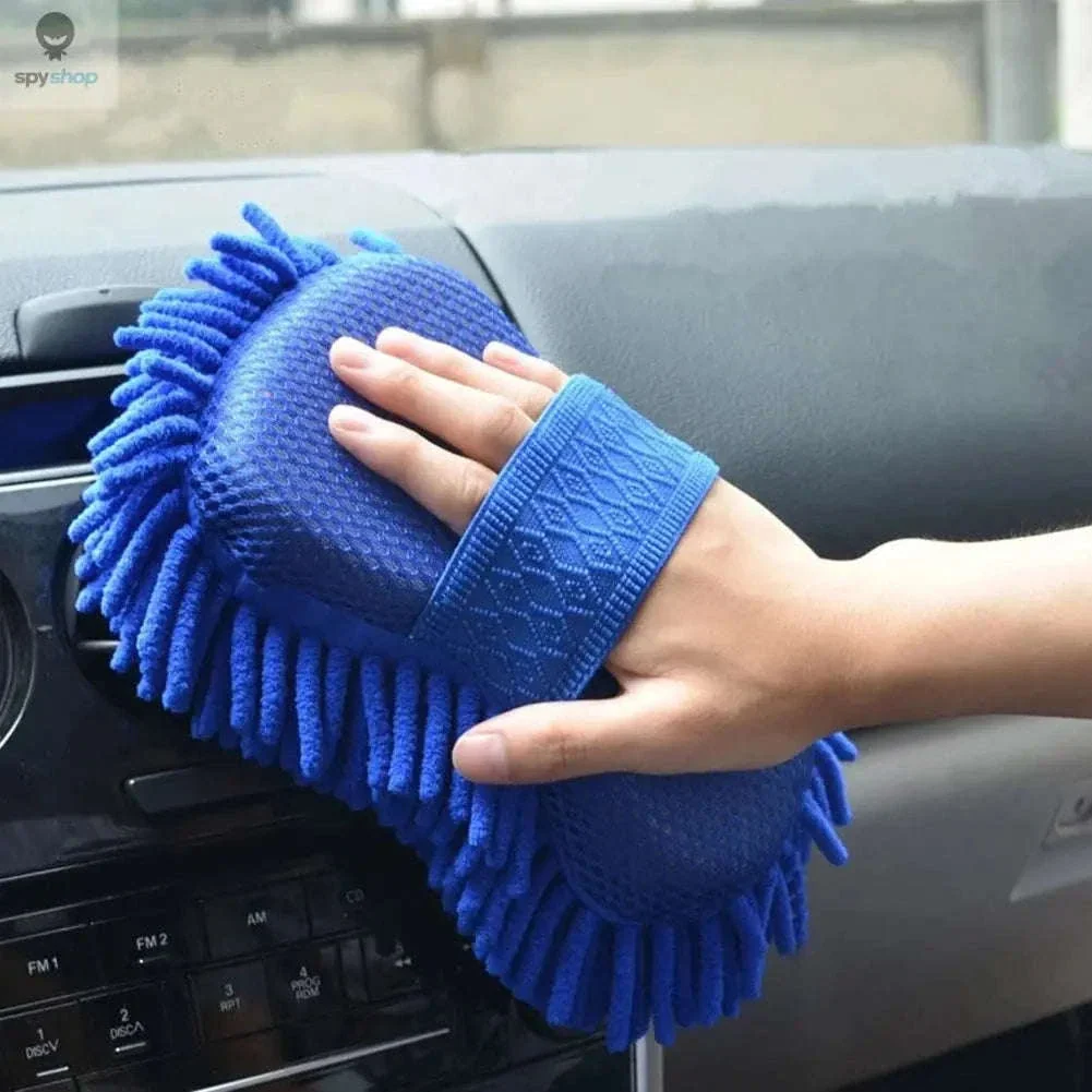Microfiber Car Wash Sponge for Scratch-Free Car and Home Cleaning - Image 6