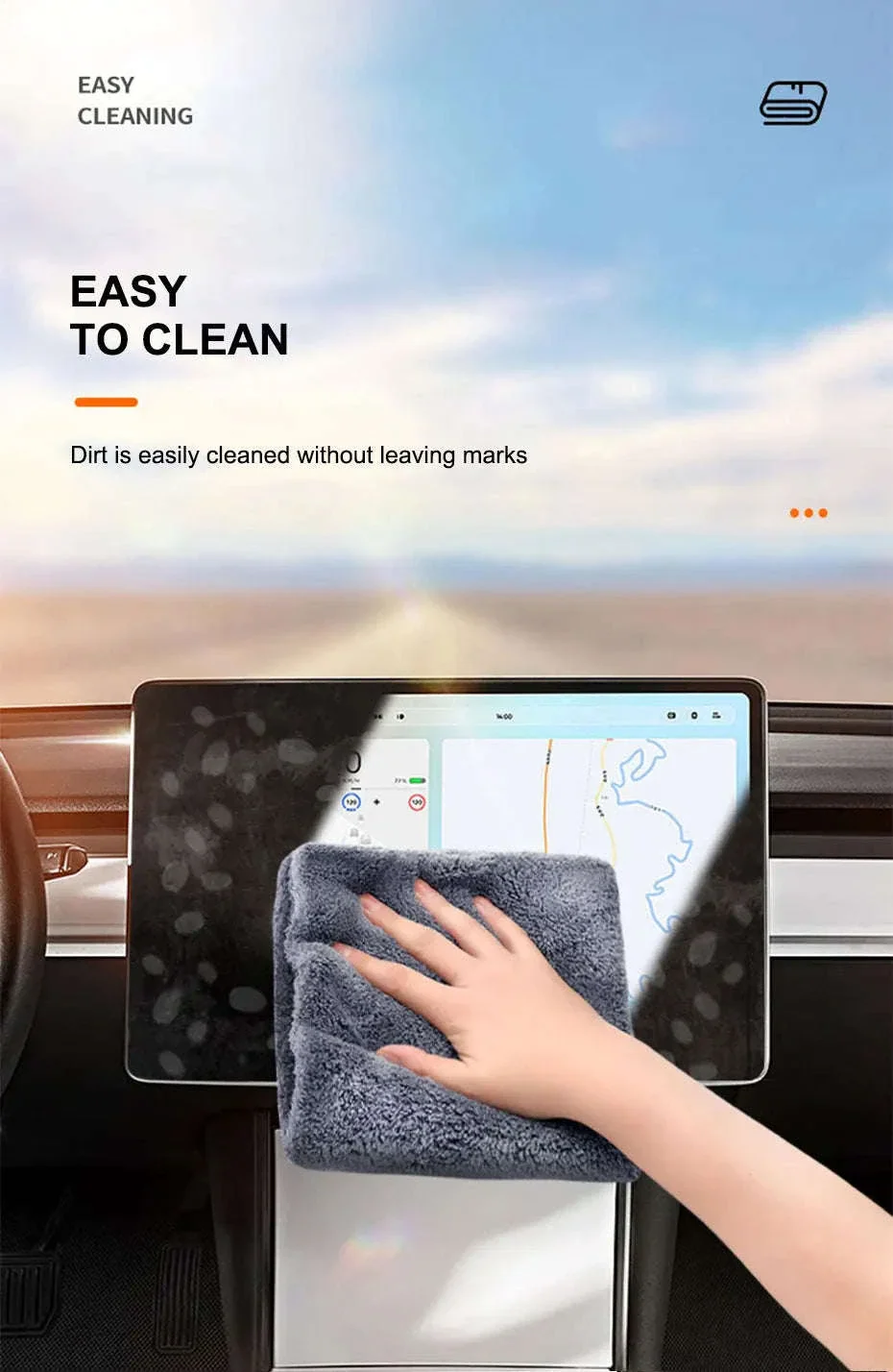 Coral Velvet Car Wash Towel 40×100cm for Gentle, Streak-Free Cleaning - Image 13