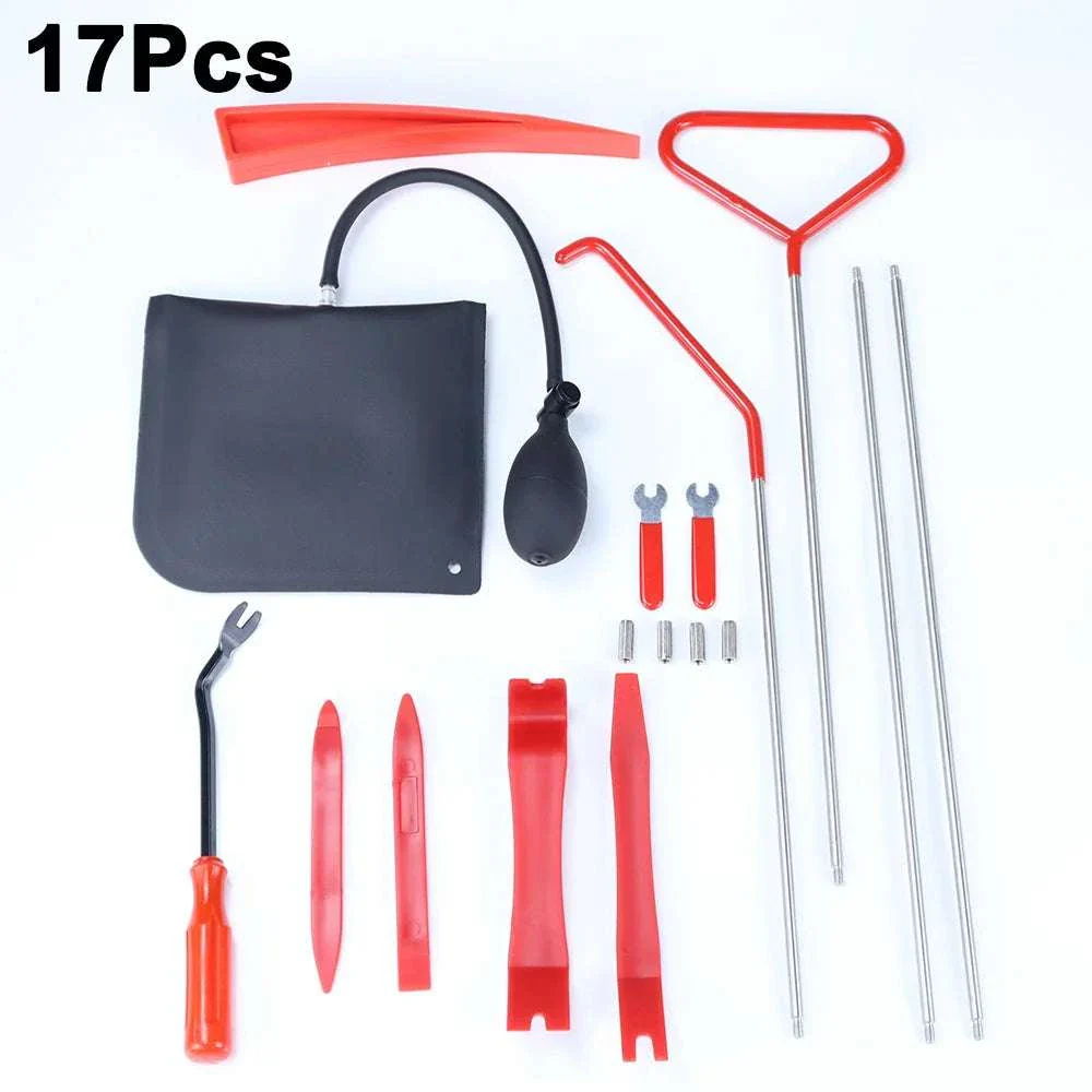 Car Door Unlock Tool Kit with Air Wedge Pump & Repair Rods - Image 13