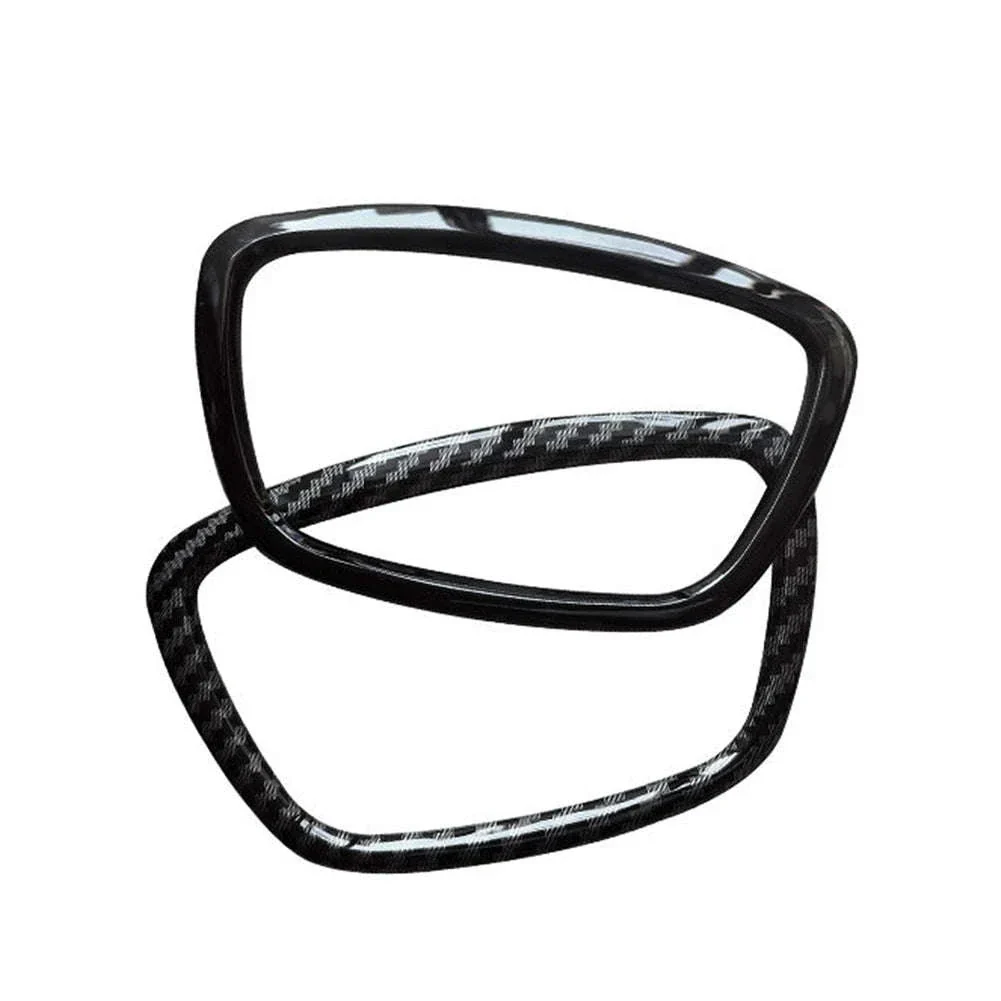 Carbon Fiber Steering Wheel Trim Cover for Audi Models - Image 9