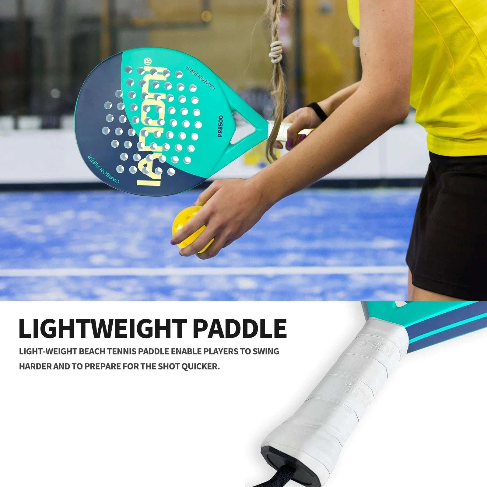 Carbon Fiber Padel Racket for Power, Control, and Comfort - Image 10