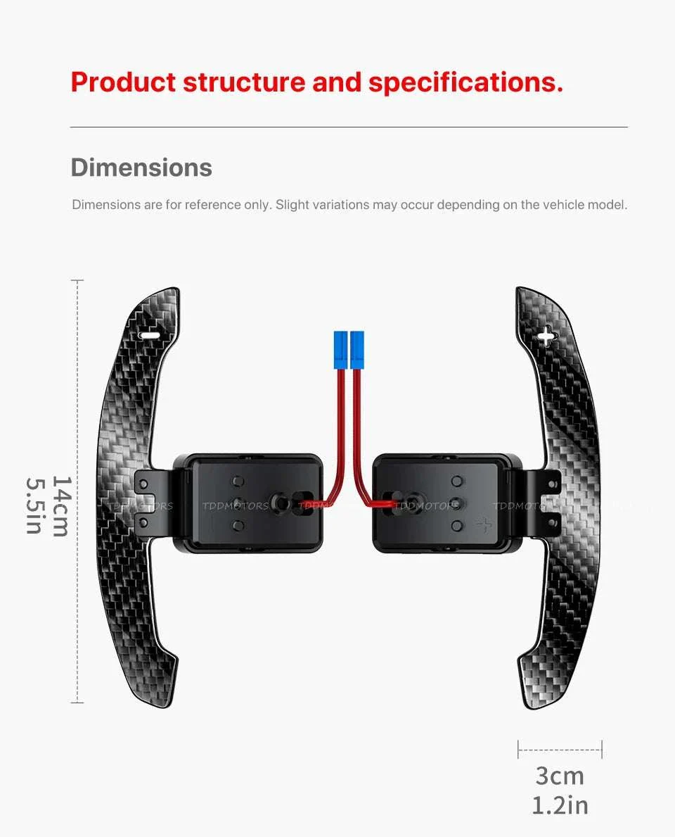 Magnetic Carbon Fiber Paddle Shifters for Mini & BMW Models - Image 16