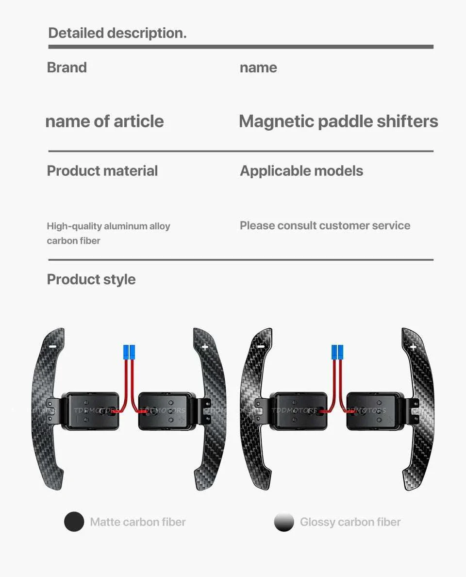 Magnetic Carbon Fiber Paddle Shifters for Mini & BMW Models - Image 17