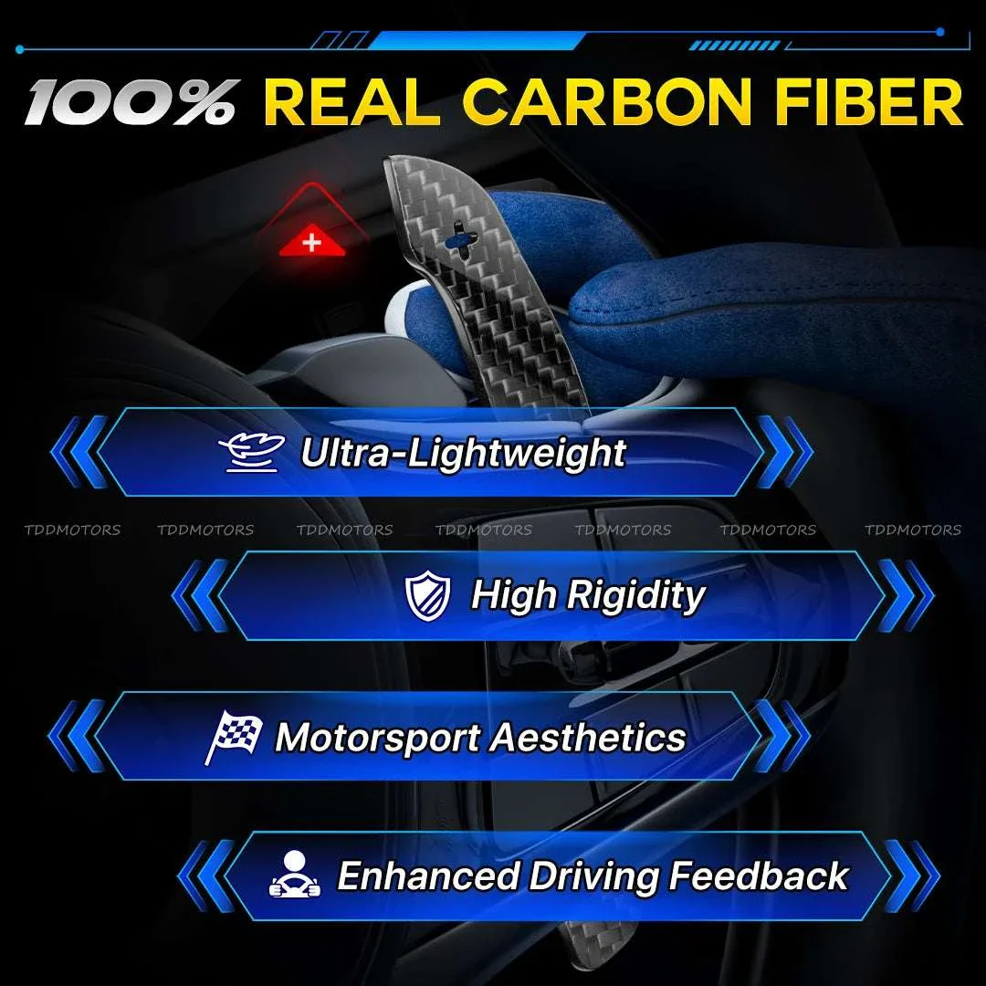 Magnetic Carbon Fiber Paddle Shifters for Mini & BMW Models - Image 3