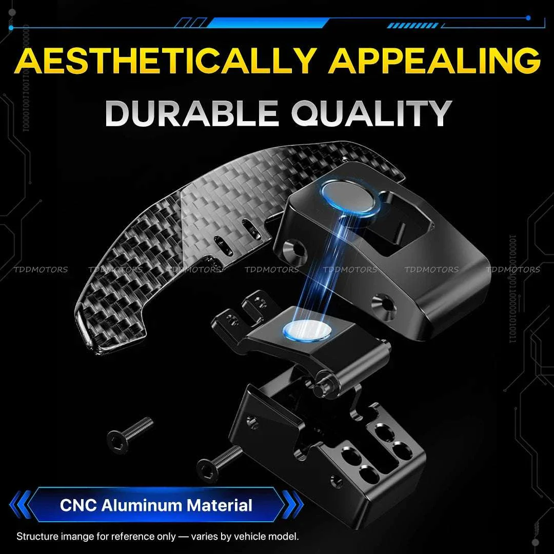 Magnetic Carbon Fiber Paddle Shifters for Mini & BMW Models - Image 4