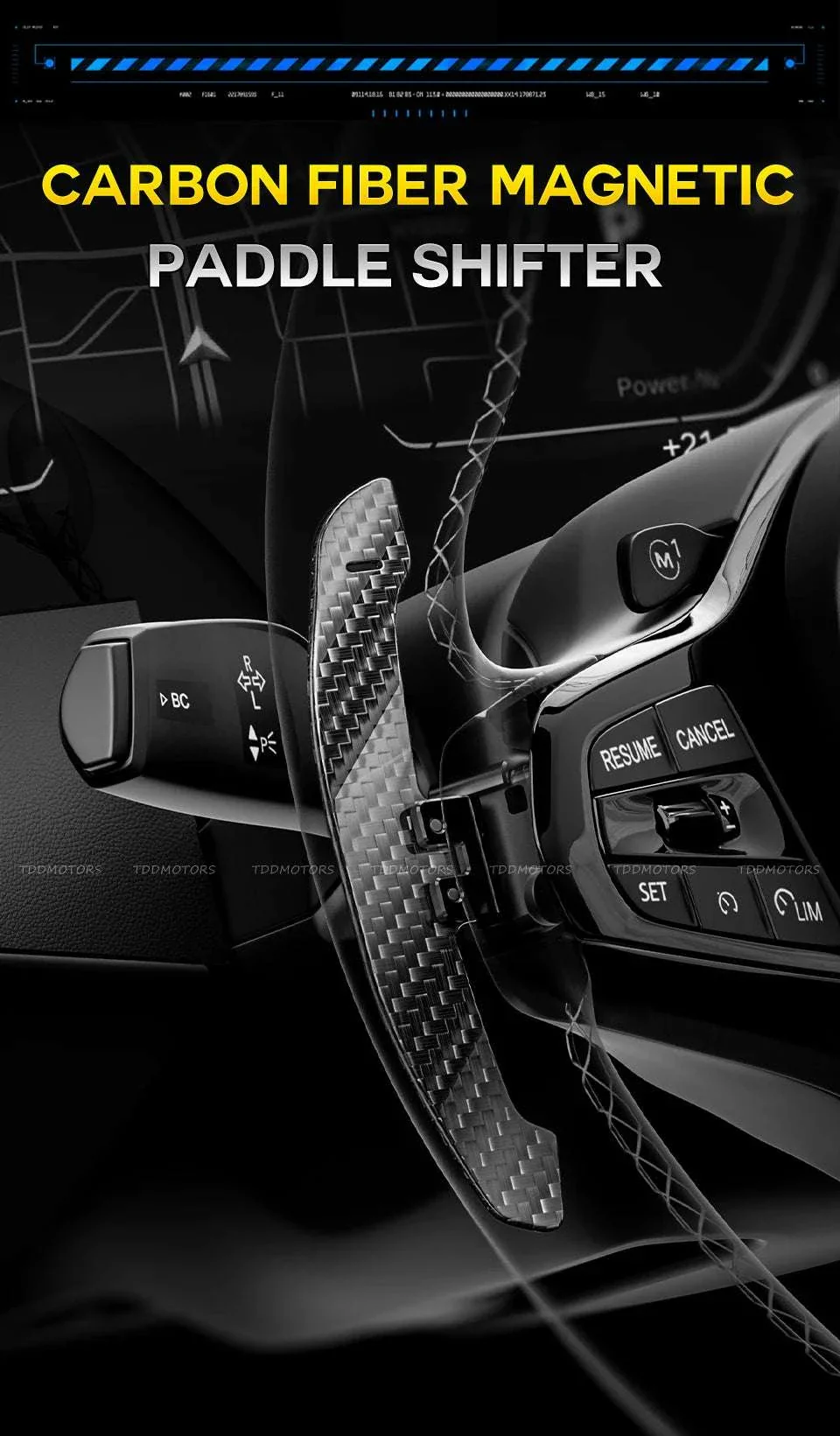 Magnetic Carbon Fiber Paddle Shifters for Mini & BMW Models - Image 7