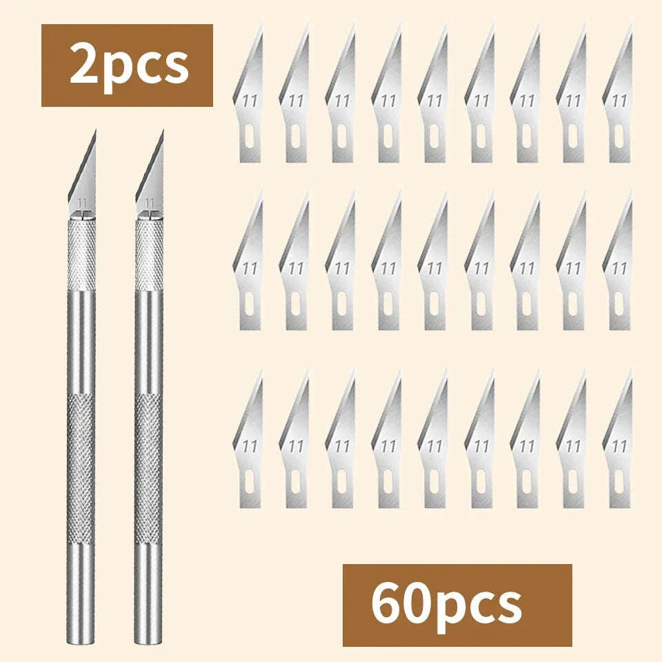 Carbon Steel Carving Blade Set for Wood, Leather, and DIY Craft - Image 12
