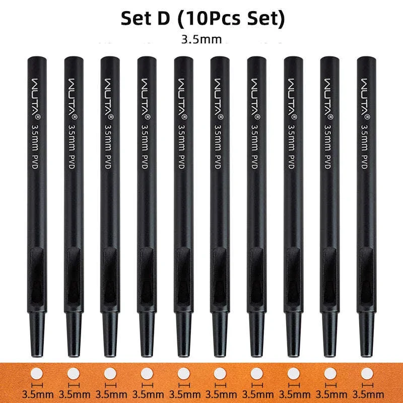 Carbon Steel Round Hole Punch Set for Leather, Fabric & DIY - Image 13