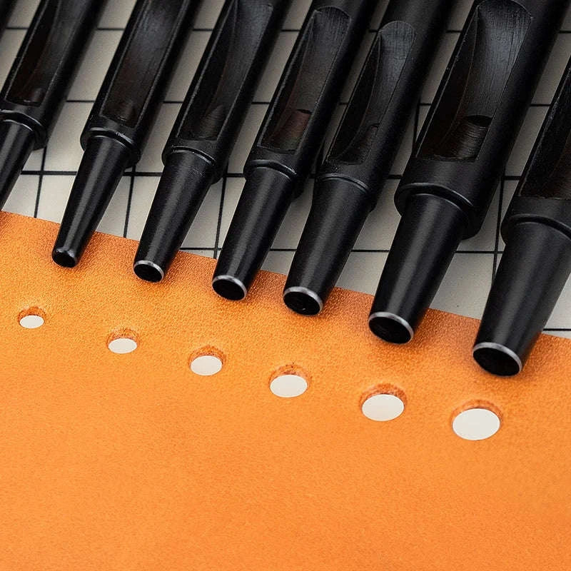 Carbon Steel Round Hole Punch Set for Leather, Fabric & DIY - Image 8
