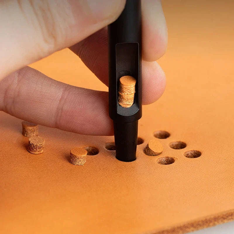 Carbon Steel Round Hole Punch Set for Leather, Fabric & DIY - Image 9