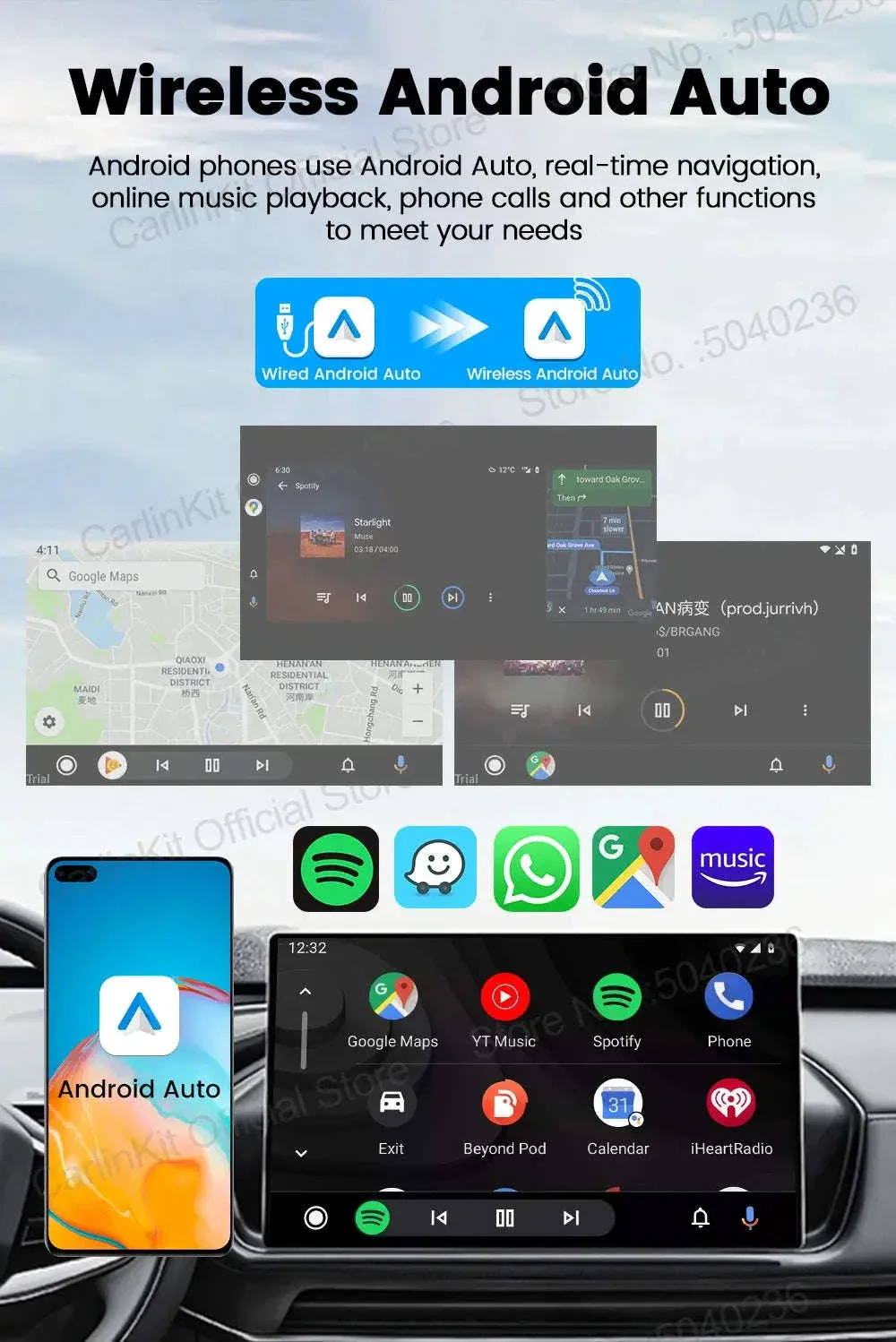 CarlinKit 5.0 Mini Ultra Wireless CarPlay Adapter - Image 12