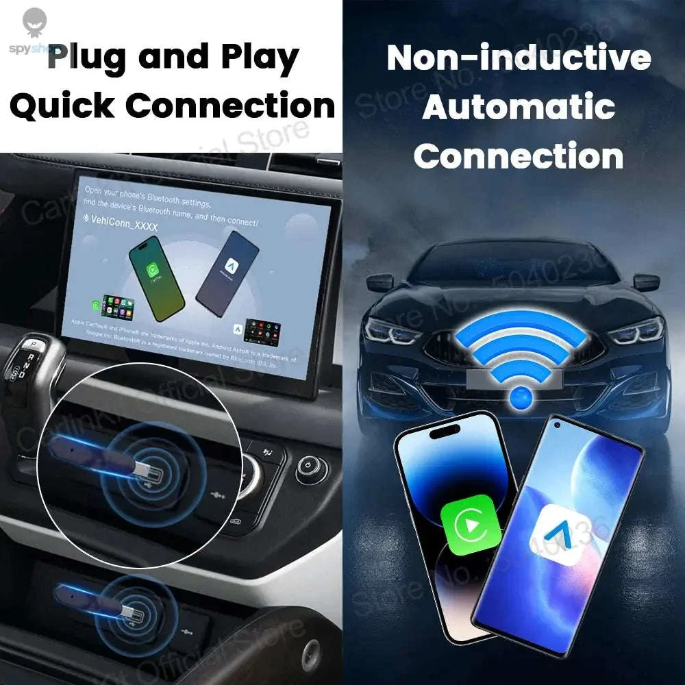 CarlinKit 5.0 Mini Ultra Wireless CarPlay Adapter - Image 3