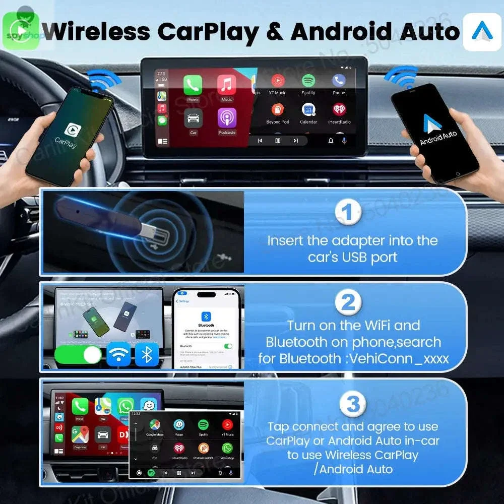 CarlinKit 5.0 Mini Ultra Wireless CarPlay Adapter - Image 5