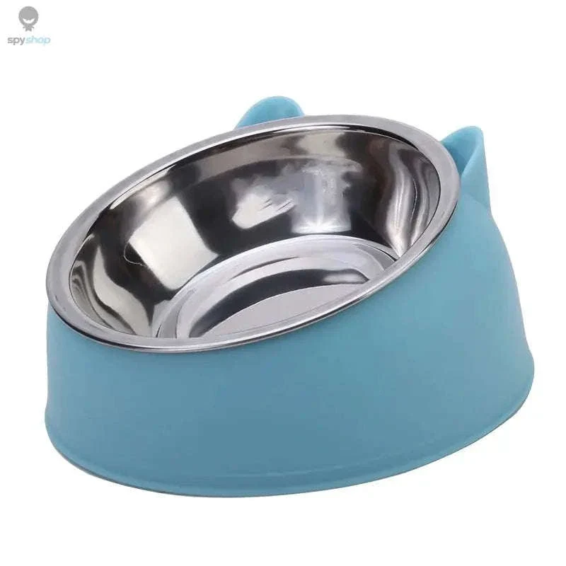 Inclined Stainless Steel Pet Bowl for Cats and Dogs - Image 12