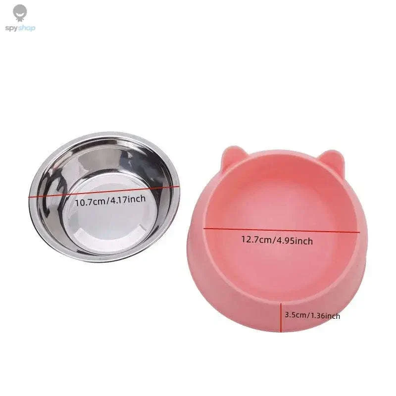 Inclined Stainless Steel Pet Bowl for Cats and Dogs - Image 14