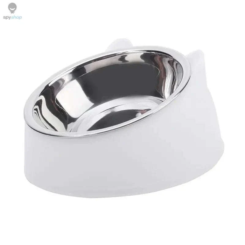 Inclined Stainless Steel Pet Bowl for Cats and Dogs - Image 6