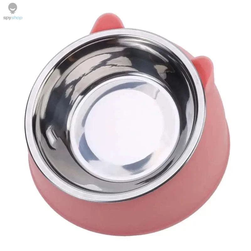 Inclined Stainless Steel Pet Bowl for Cats and Dogs - Image 7